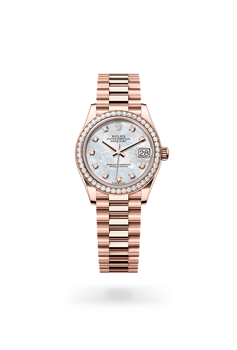 rolex Datejust 31 in 18 ct Everose gold M278285RBR-0005* - Michaud