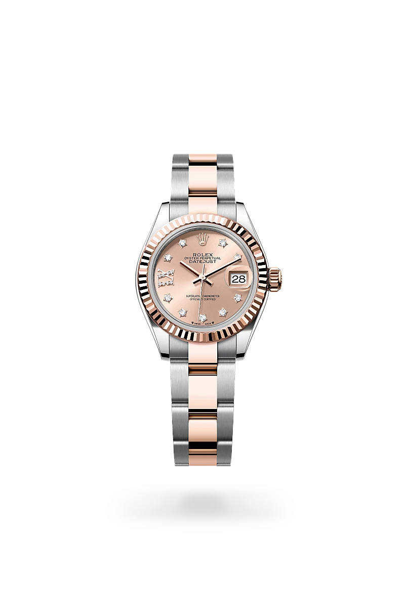 rolex Lady-Datejust in Rolesor Everose – combinaison d’acier Oystersteel et d’or Everose M279171-0028* - Michaud