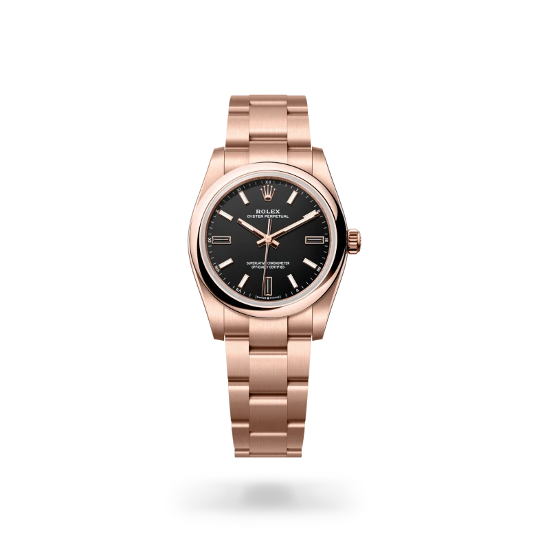 rolex Oyster Perpetual 34 in Or Everose 18 ct M124205-0001* - Michaud