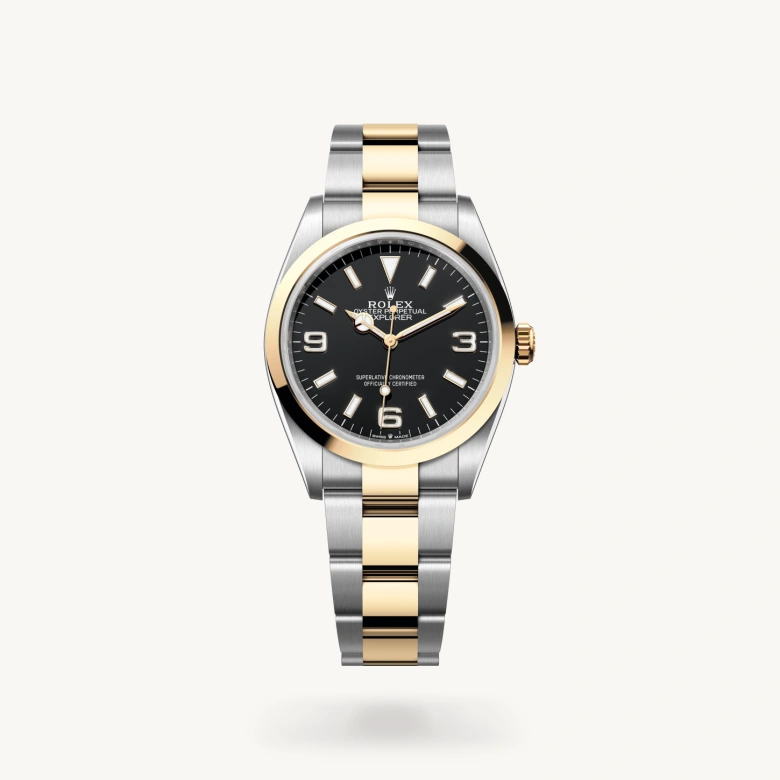 rolex Explorer 36 in Rolesor jaune – combinaison d’acier Oystersteel et d’or jaune M124273-0001* - Michaud