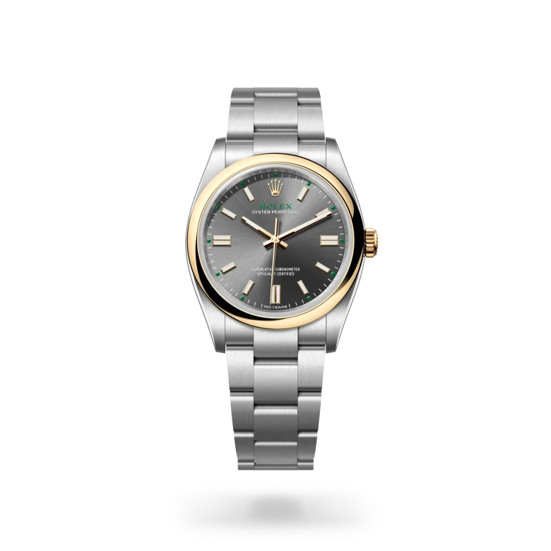 rolex Oyster Perpetual 36 in Yellow Rolesor - combination of Oystersteel and yellow gold M126003-0001* - Michaud