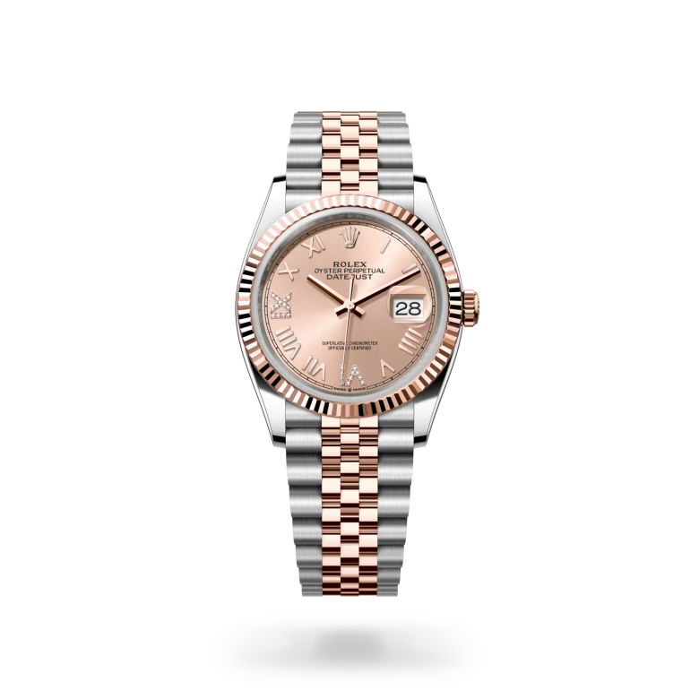 rolex Datejust 36 in Everose Rolesor - combination of Oystersteel and Everose gold M126231-0049* - Michaud