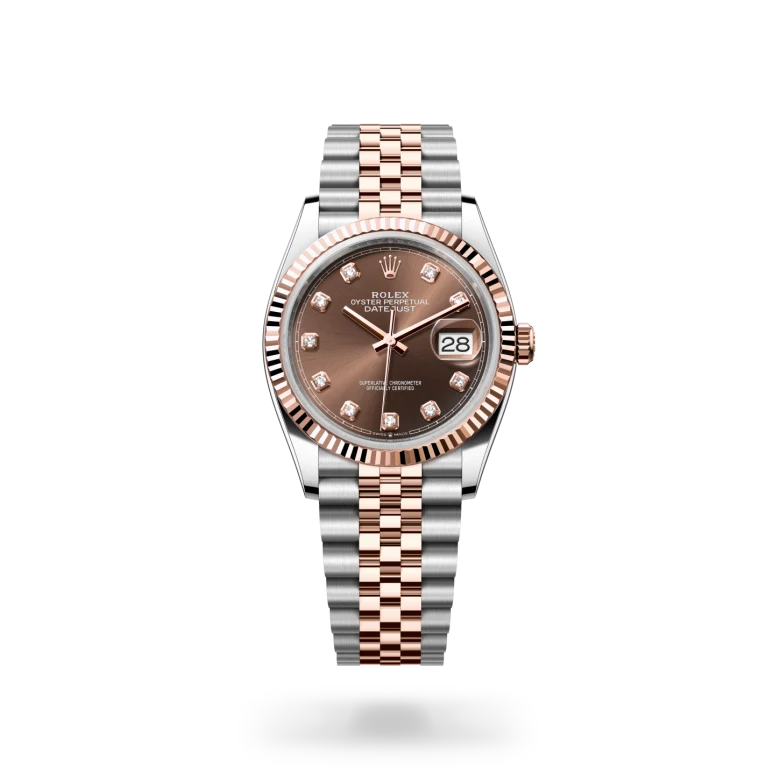 rolex Datejust 36 in Rolesor Everose – combinaison d’acier Oystersteel et d’or Everose M126231-0053* - Michaud