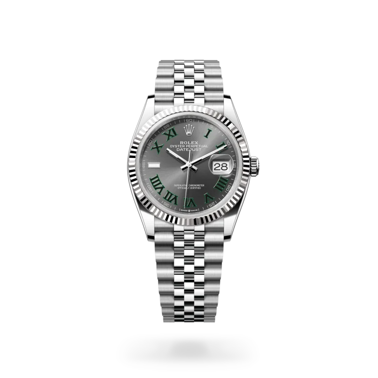rolex Datejust 36 in Rolesor gris – combinaison d’acier Oystersteel et d’or gris M126234-0045* - Michaud
