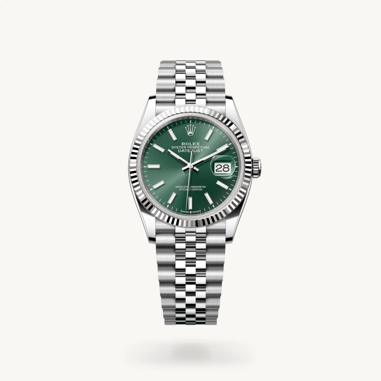rolex Datejust 36 in White Rolesor - combination of Oystersteel and white gold M126234-0051* - Michaud