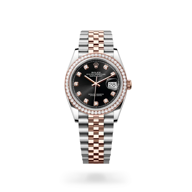 rolex Datejust 36 in Everose Rolesor - combination of Oystersteel and Everose gold M126281RBR-0007* - Michaud