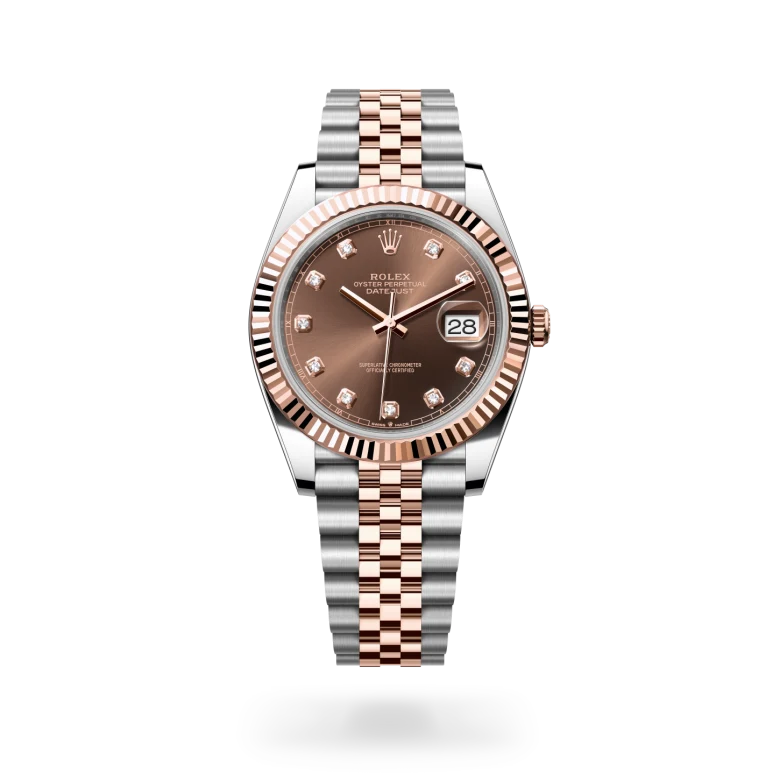 rolex Datejust 41 in Everose Rolesor - combination of Oystersteel and Everose gold M126331-0004* - Michaud