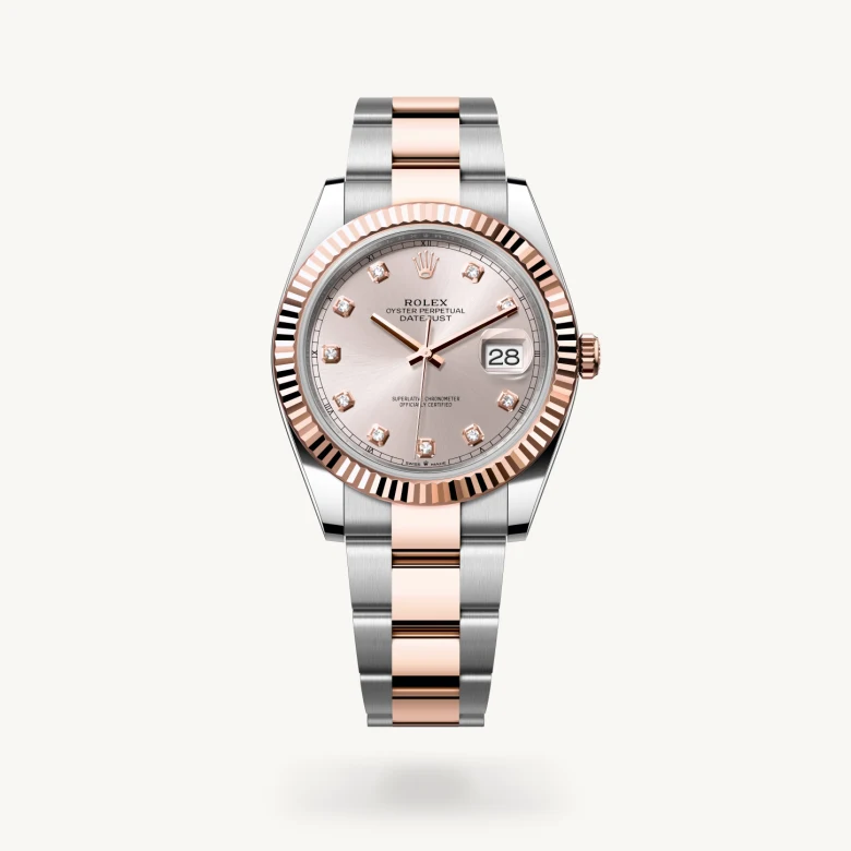 rolex Datejust 41 in Rolesor Everose – combinaison d’acier Oystersteel et d’or Everose M126331-0007* - Michaud