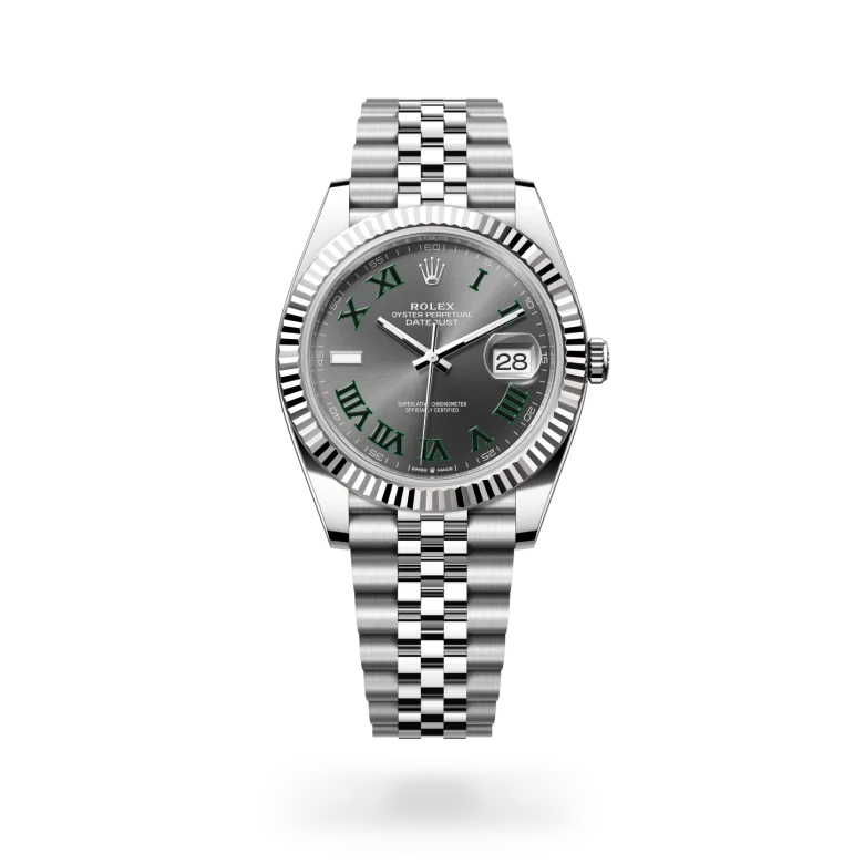 rolex Datejust 41 in Rolesor gris – combinaison d’acier Oystersteel et d’or gris M126334-0022* - Michaud