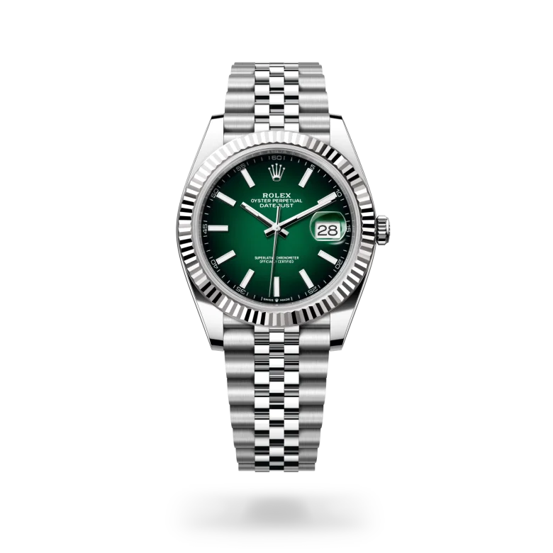 rolex Datejust 41 in Rolesor gris – combinaison d’acier Oystersteel et d’or gris M126334-0034* - Michaud