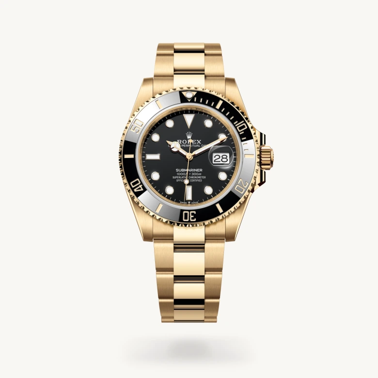 rolex Submariner Date in 18 ct yellow gold M126618LN-0002* - Michaud
