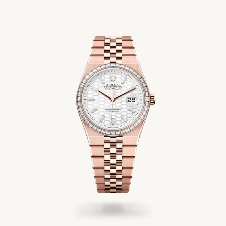 rolex Land-Dweller 36 in 18 ct Everose gold M127285TBR-0002* - Michaud