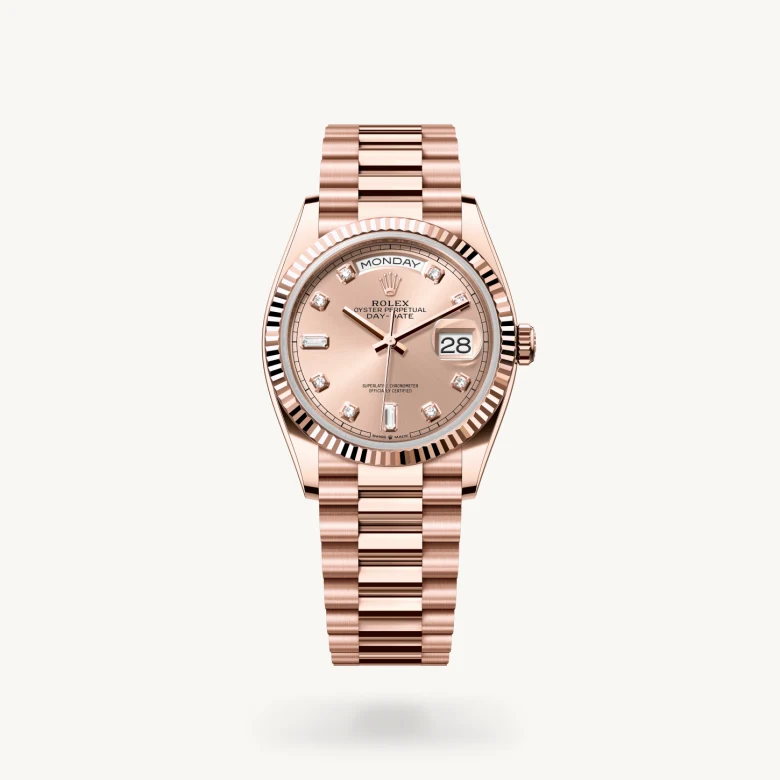 rolex Day-Date 36 in Or Everose 18 ct M128235-0009* - Michaud