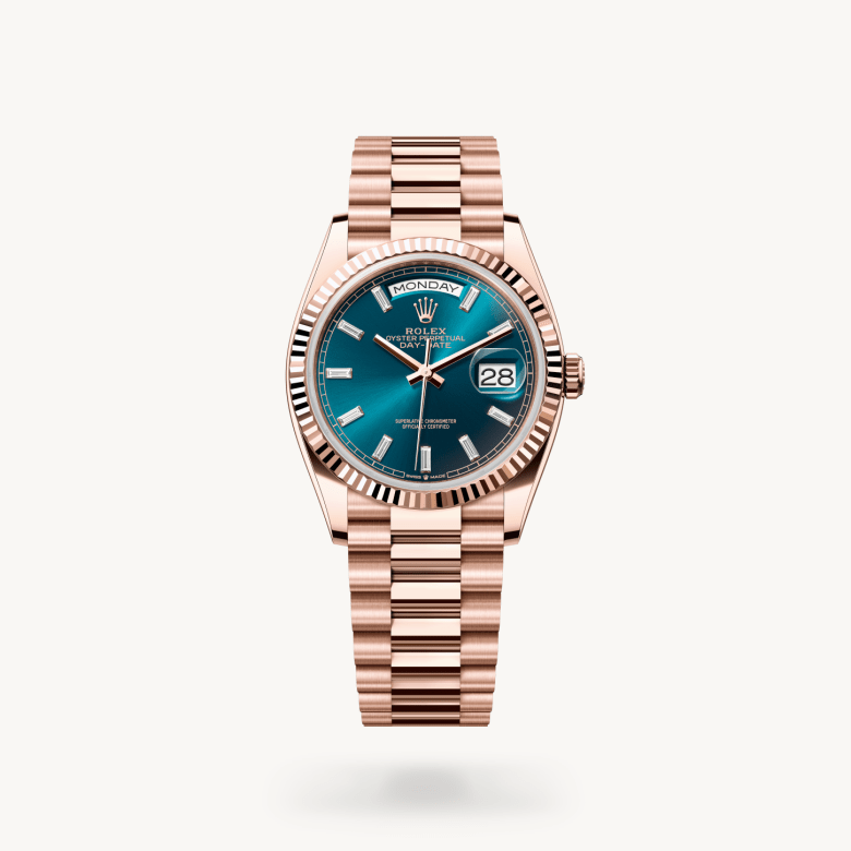 rolex Day-Date 36 in Or Everose 18 ct M128235-0085* - Michaud