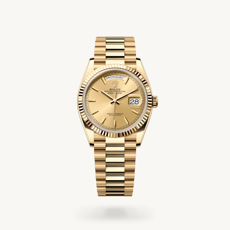 rolex Day-Date 36 in 18 ct yellow gold M128238-0045* - Michaud