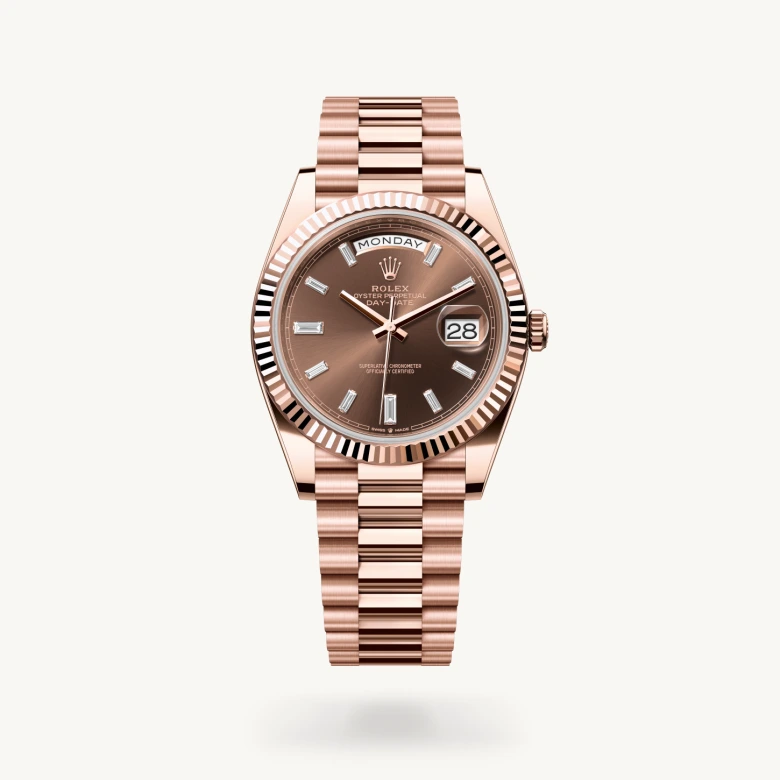 rolex Day-Date 40 in Or Everose 18 ct M228235-0003* - Michaud