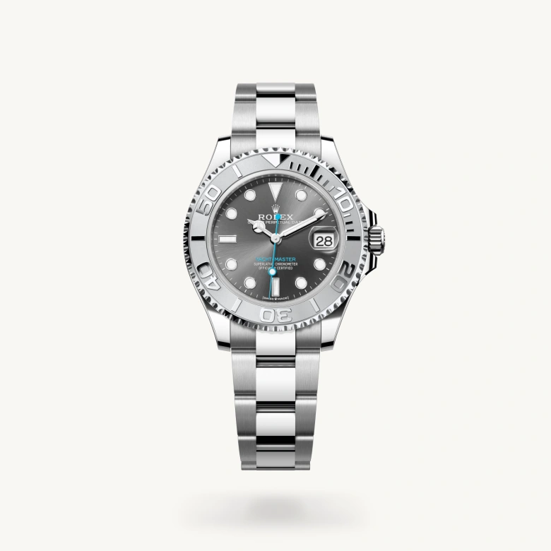 rolex Yacht-Master 37 in Rolesium – combinaison d’acier Oystersteel et de platine M268622-0002* - Michaud