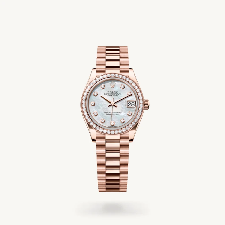 rolex Datejust 31 in 18 ct Everose gold M278285RBR-0005* - Michaud