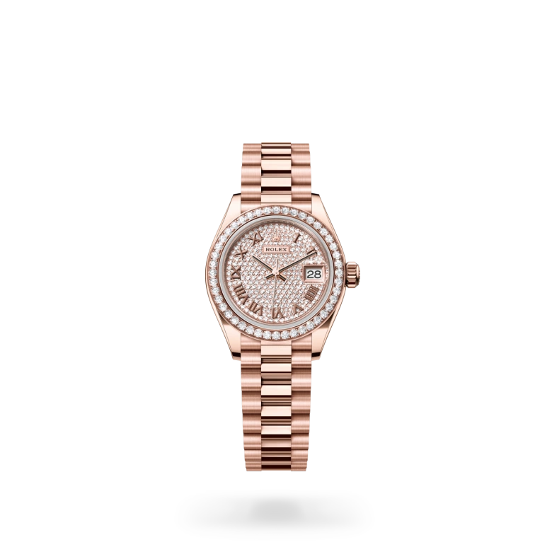 rolex Lady-Datejust in 18 ct Everose gold M279135RBR-0021* - Michaud
