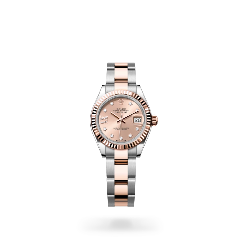 rolex Lady-Datejust in Everose Rolesor - combination of Oystersteel and Everose gold M279171-0028* - Michaud