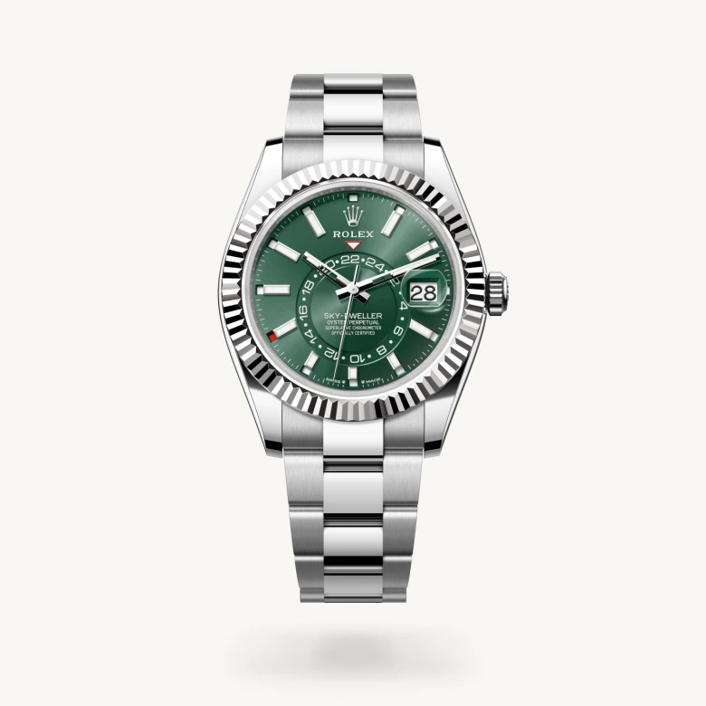 rolex Sky-Dweller in White Rolesor - combination of Oystersteel and white gold M336934-0001* - Michaud